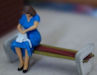 Download the .stl file and 3D Print your own Girl Waiting for Train HO scale model for your model train set.